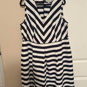 Shelby & Palmer Navy & White Dress